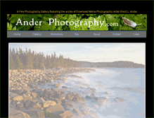 Tablet Screenshot of anderphotography.com
